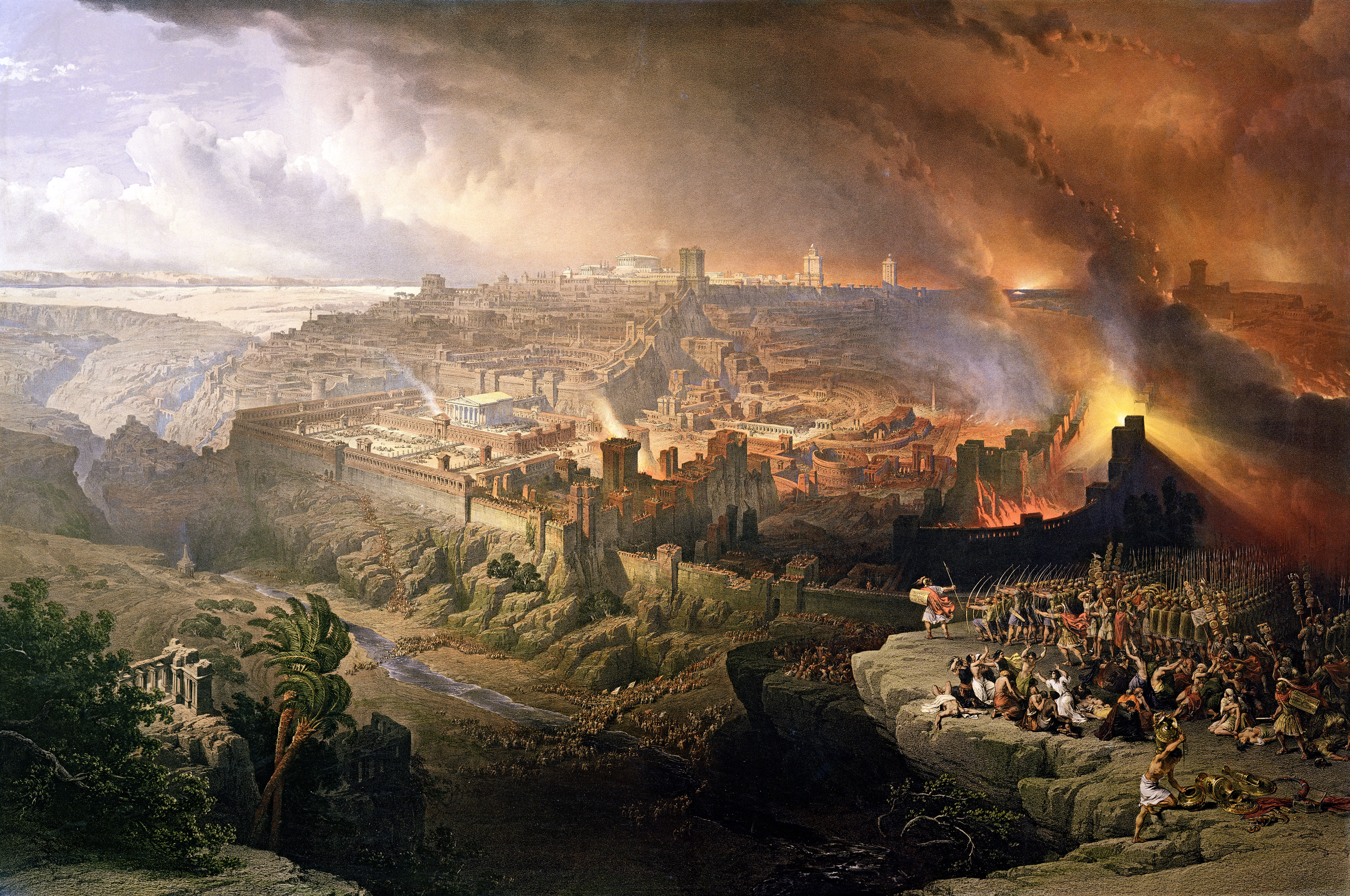 David Roberts The Siege and Destruction of Jerusalem by the Romans Under the Command of Titus, A.D. 70 David Roberts The Siege and Destruction of Jerusalem by the Romans Under the Command of Titus, A.D. 70
